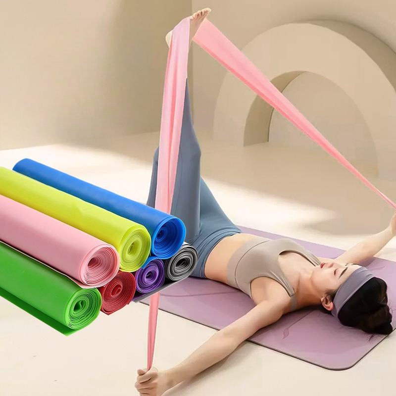 Yoga Health & Fitness Center - Elastic Non-slip Resistance Bands Premium Latex