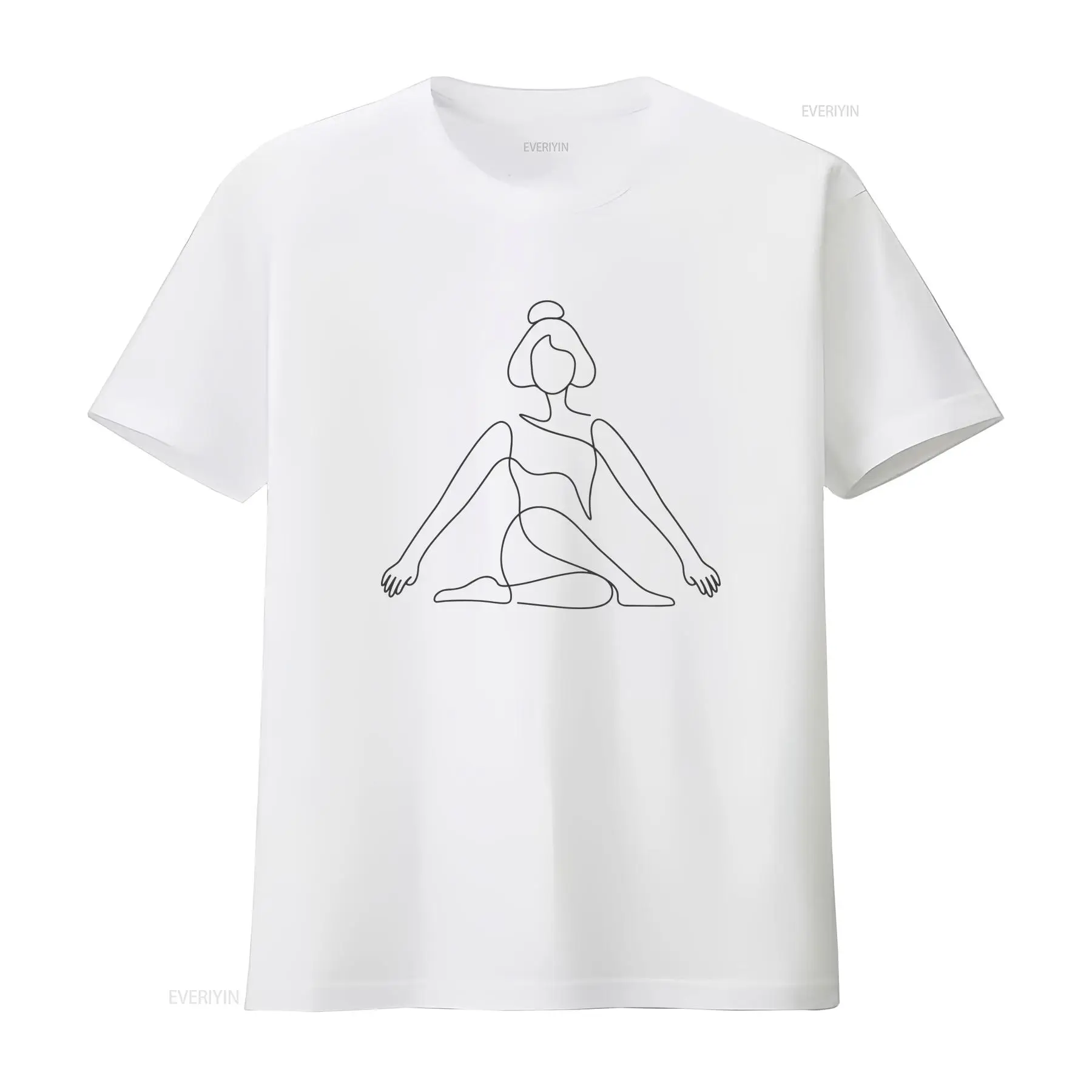 Zen Yoga Fitness - One Line Yoga Pose T Shirt