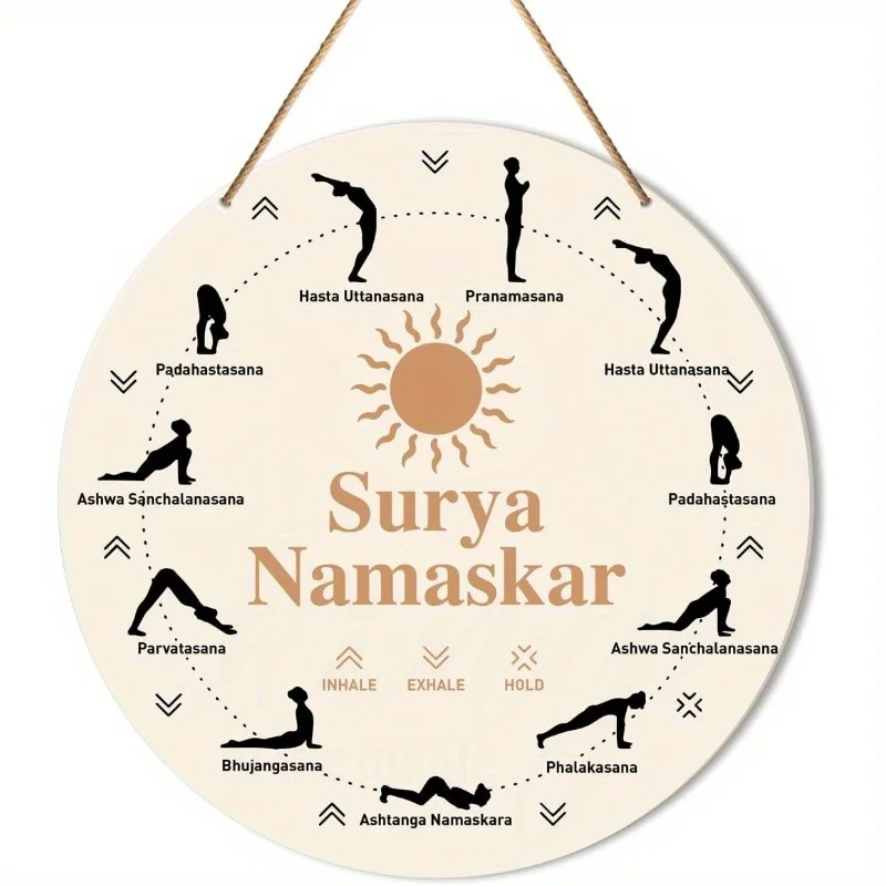 Zen Yoga Fitness - Yoga room wall art, spiritual decoration
