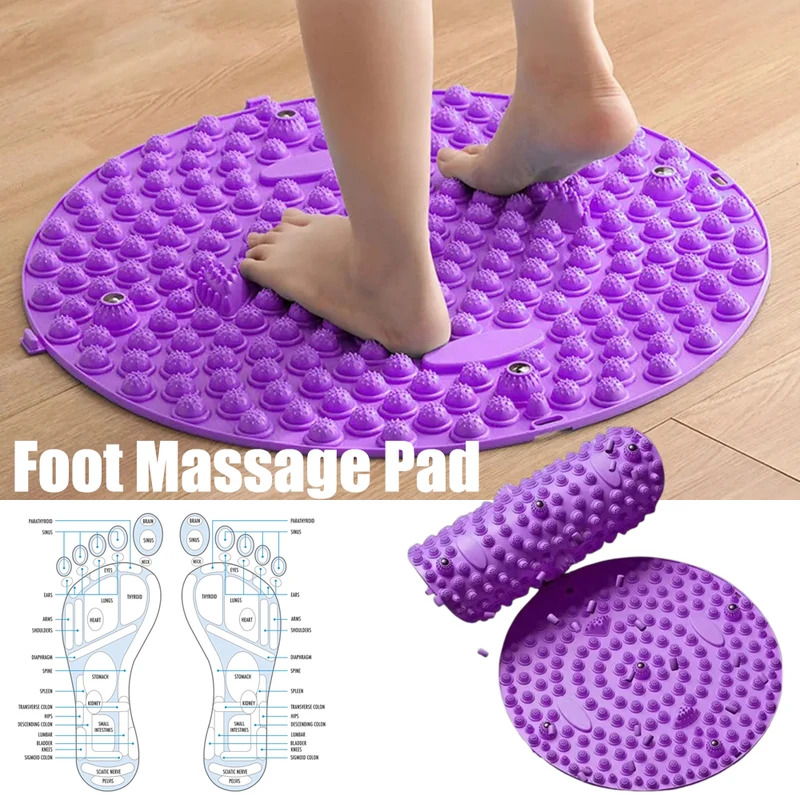 Yoga Health & Fitness Center - Acupressure Mat Foot Massage Pad Health