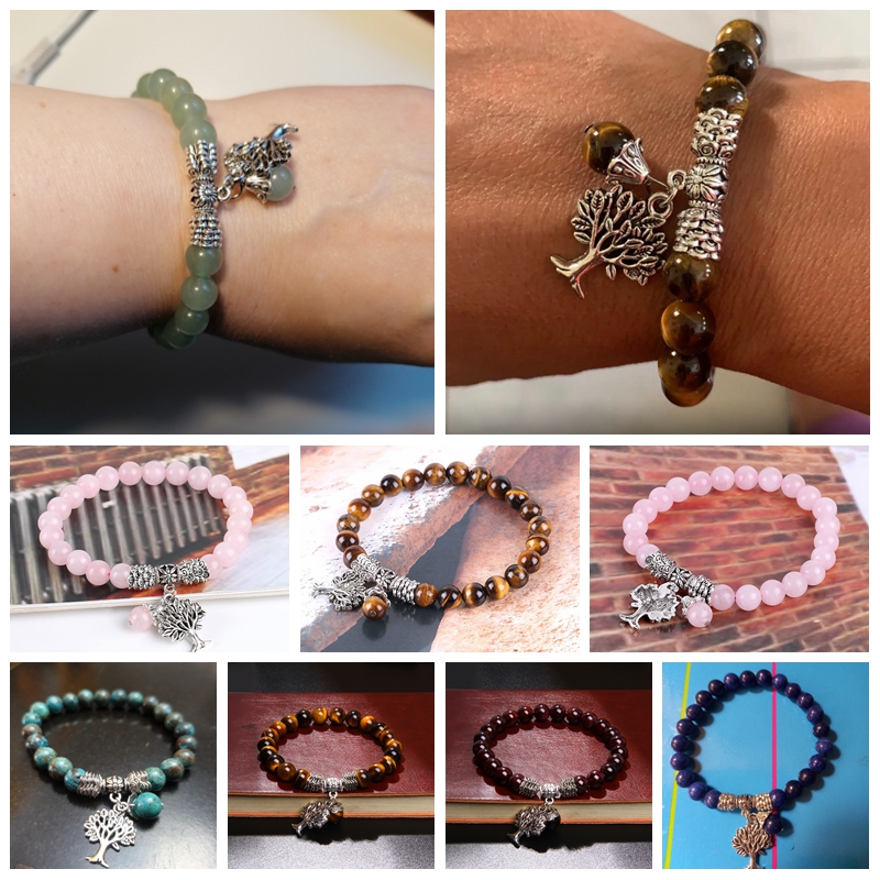 Women Bracelets Men Charm Natu - Yoga Health & Fitness Center review and price