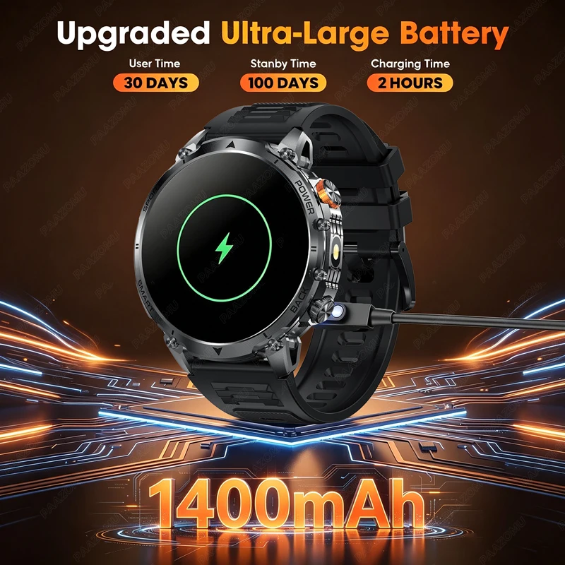 2026 Men's Rugged Smart Watch  - Gym Floor Mats review and price