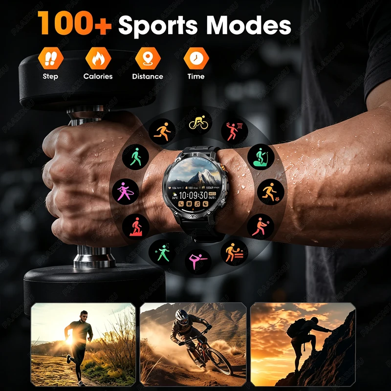 2026 Men's Rugged Smart Watch  - Gym Floor Mats review and price
