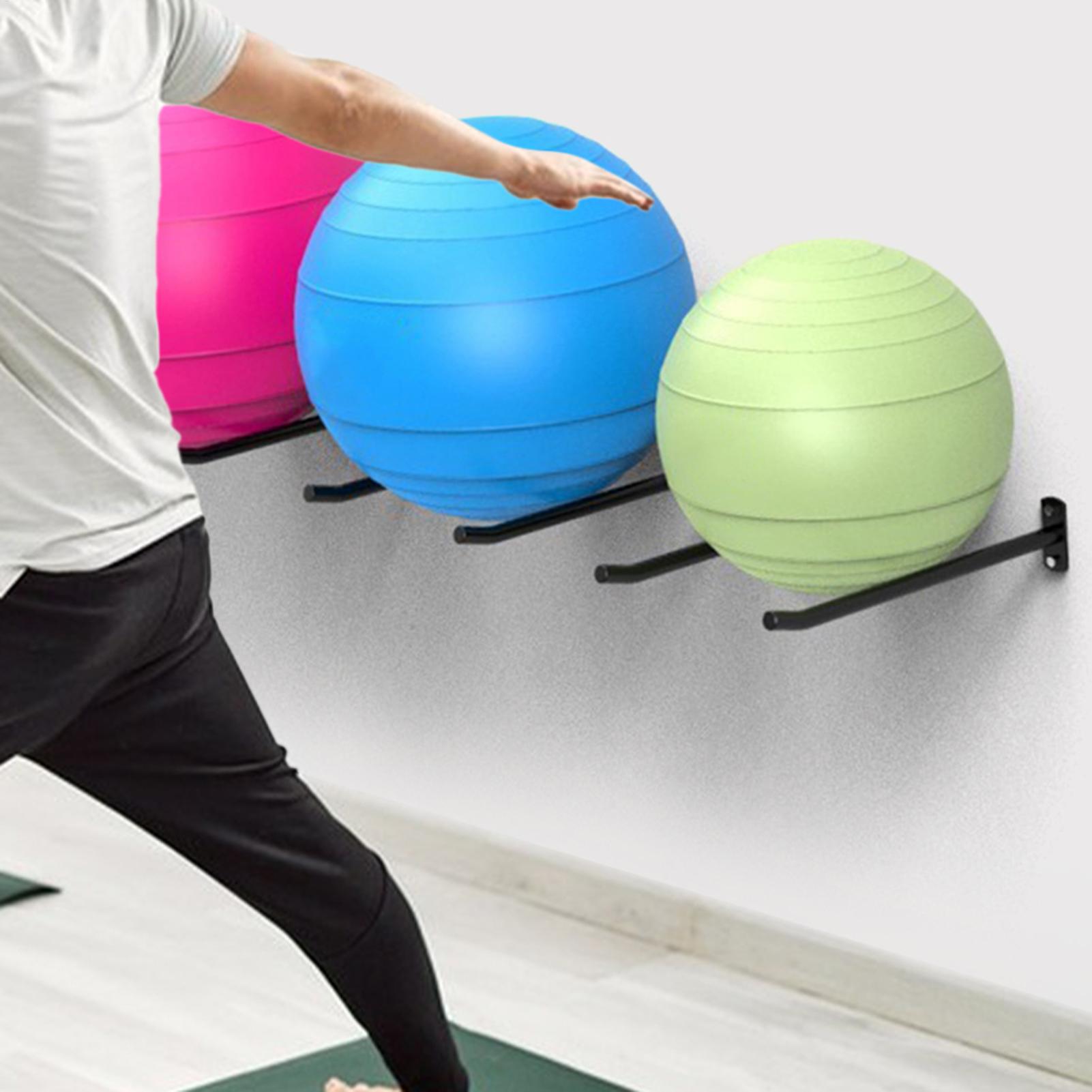 Exercise Ball Holder Pack of 2 - Yoga Fitness Rooms review and price