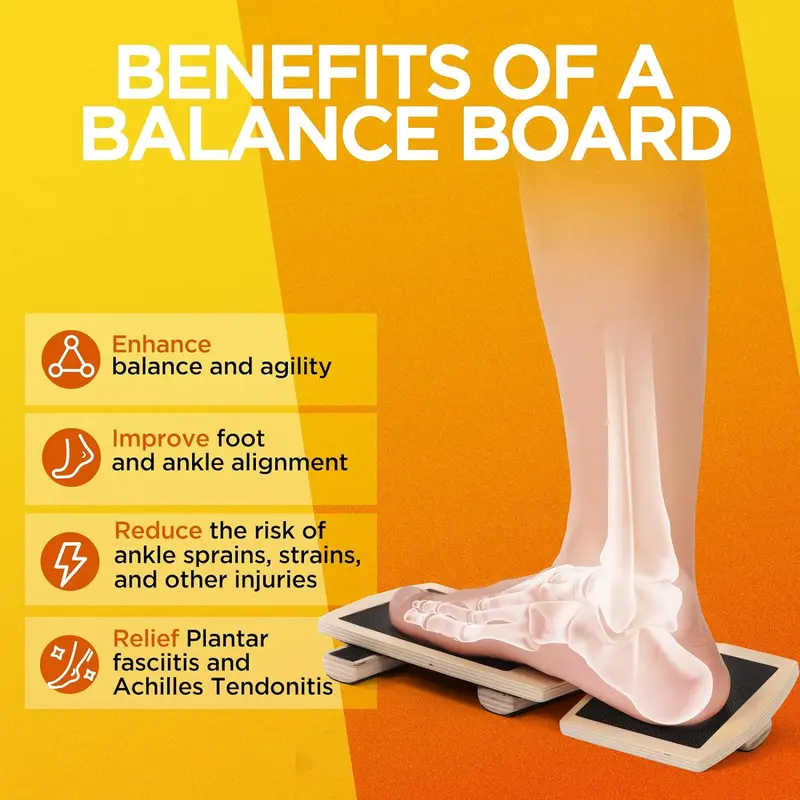 Ankle Balance Board Foot Stren - Balance Board Fitness review and price