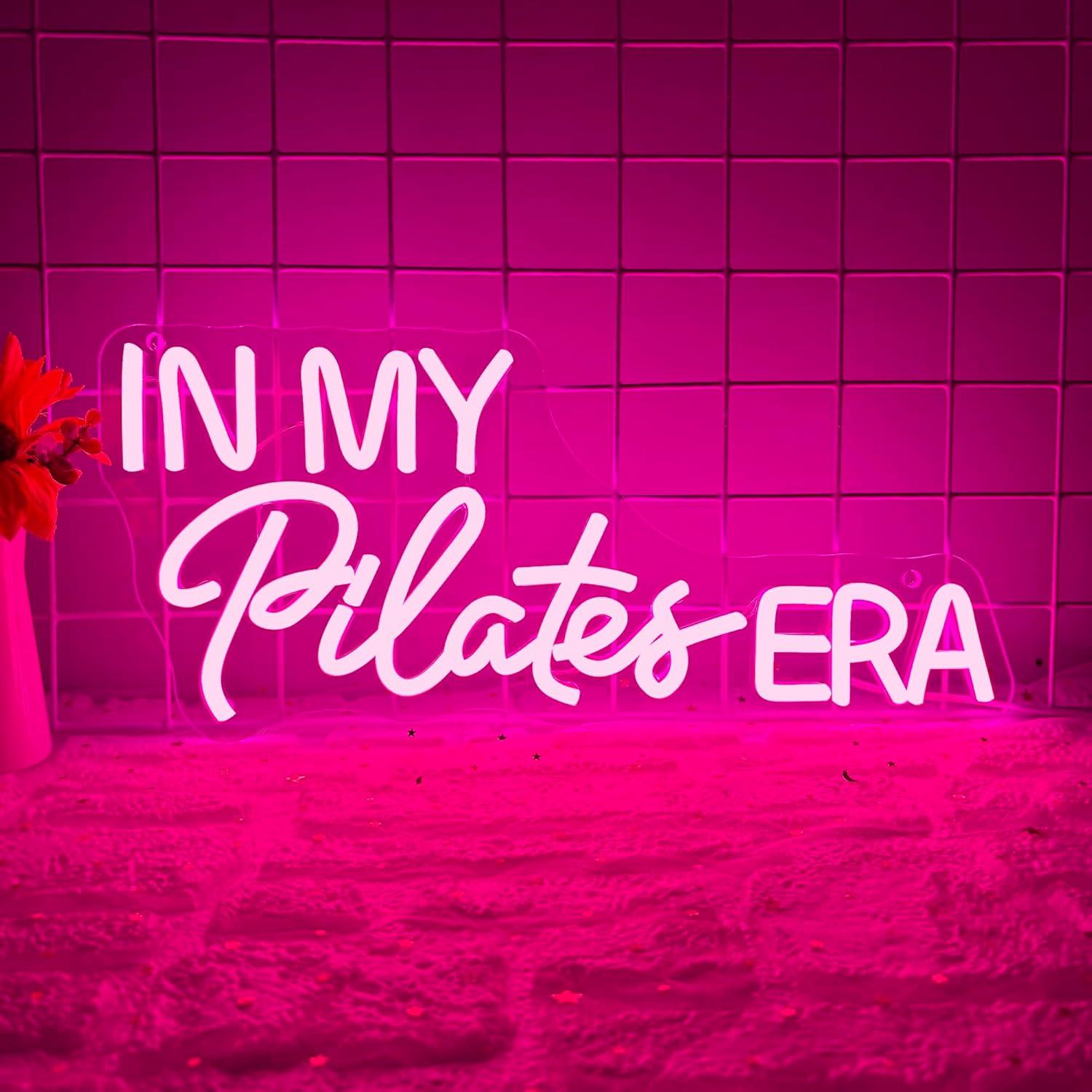 In My Pilates Era Neon Sign Di - Yoga Fitness Rooms review and price