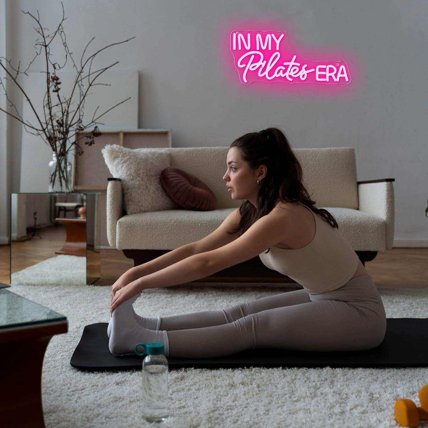 In My Pilates Era Neon Sign Di - Yoga Fitness Rooms review and price