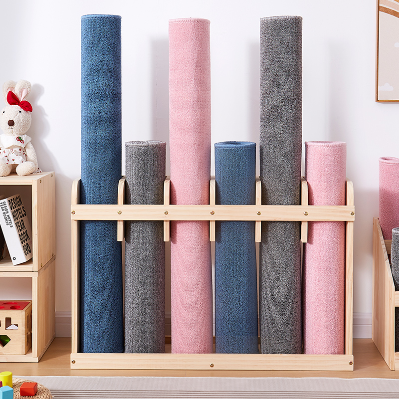 Solid Wood Floor Storage Rack  - Yoga Fitness Rooms review and price