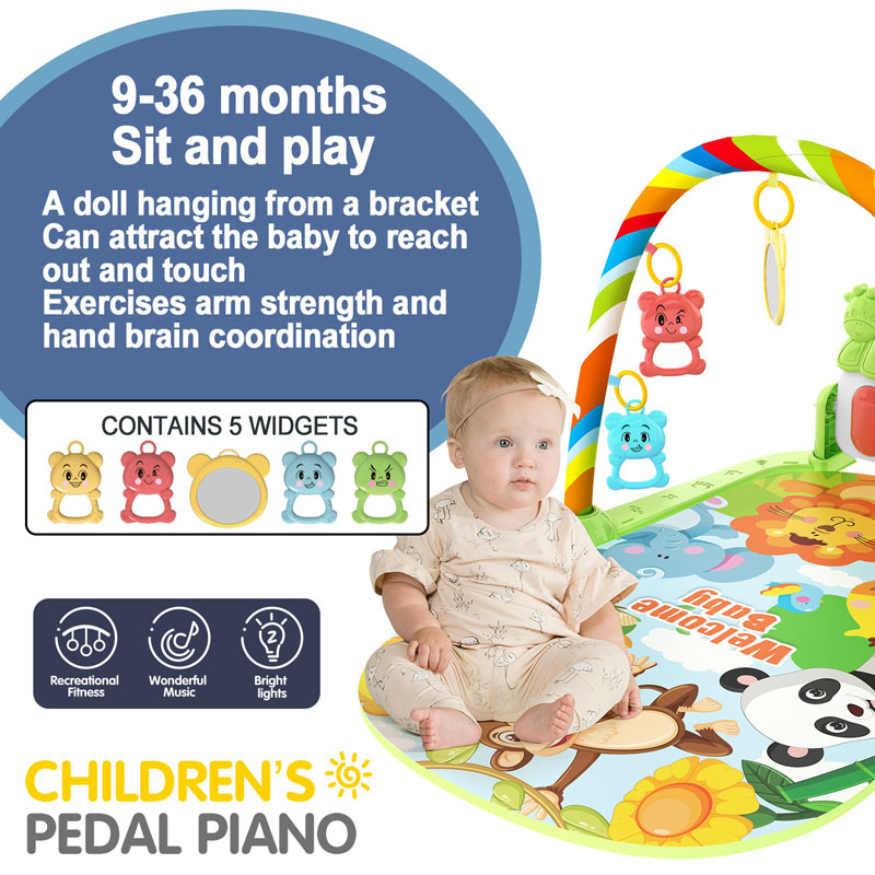 Baby Music Activity Gym Rug Pl - Gym Floor Mats review and price
