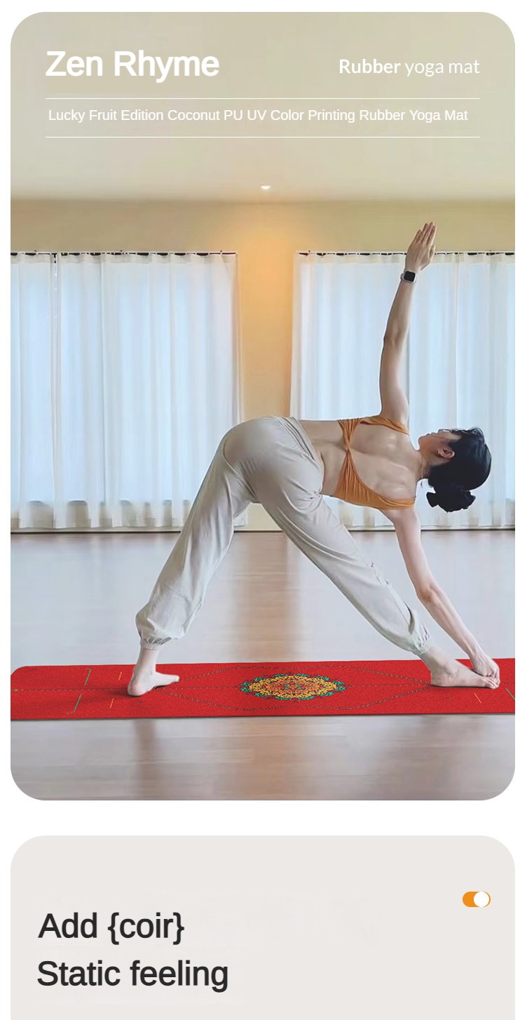 Zen Rhyme Frosted Pu Natural R - Zen Yoga Fitness review and price