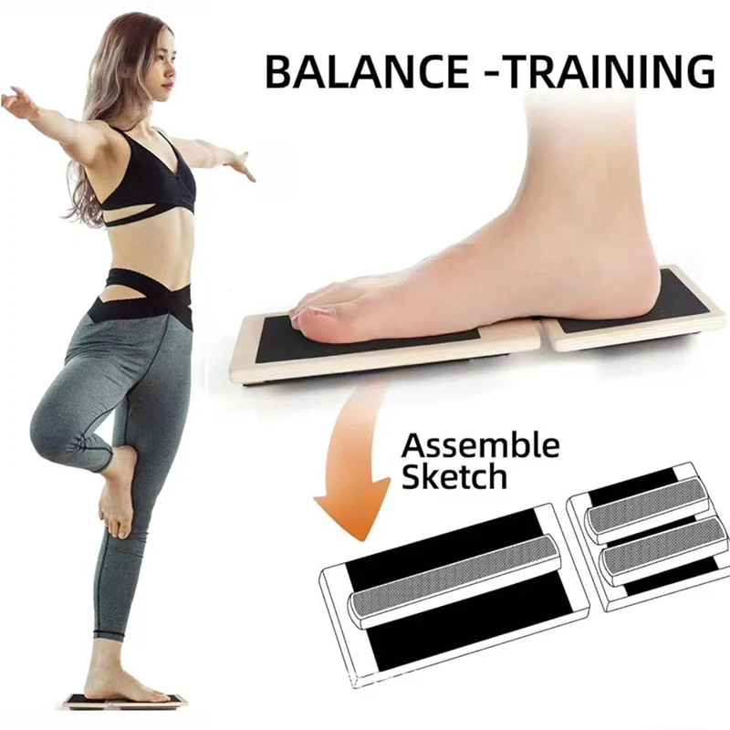 Wooden Single Foot Trainer Bal - Balance Board Fitness review and price