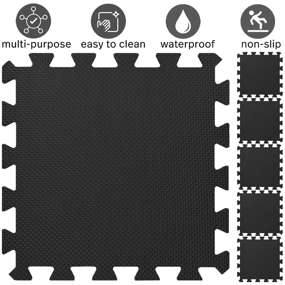 8/16 Pcs Gym Mat Cross-pattern - Gym Floor Mats review and price