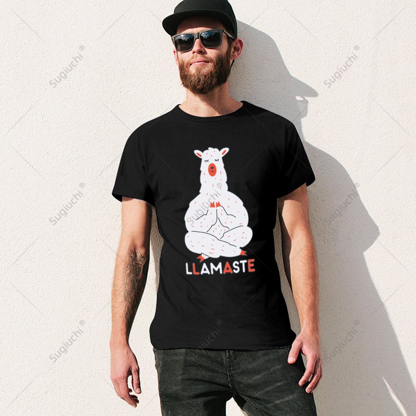 Unisex Men Llamaste Funny Zen  - Zen Yoga Fitness review and price