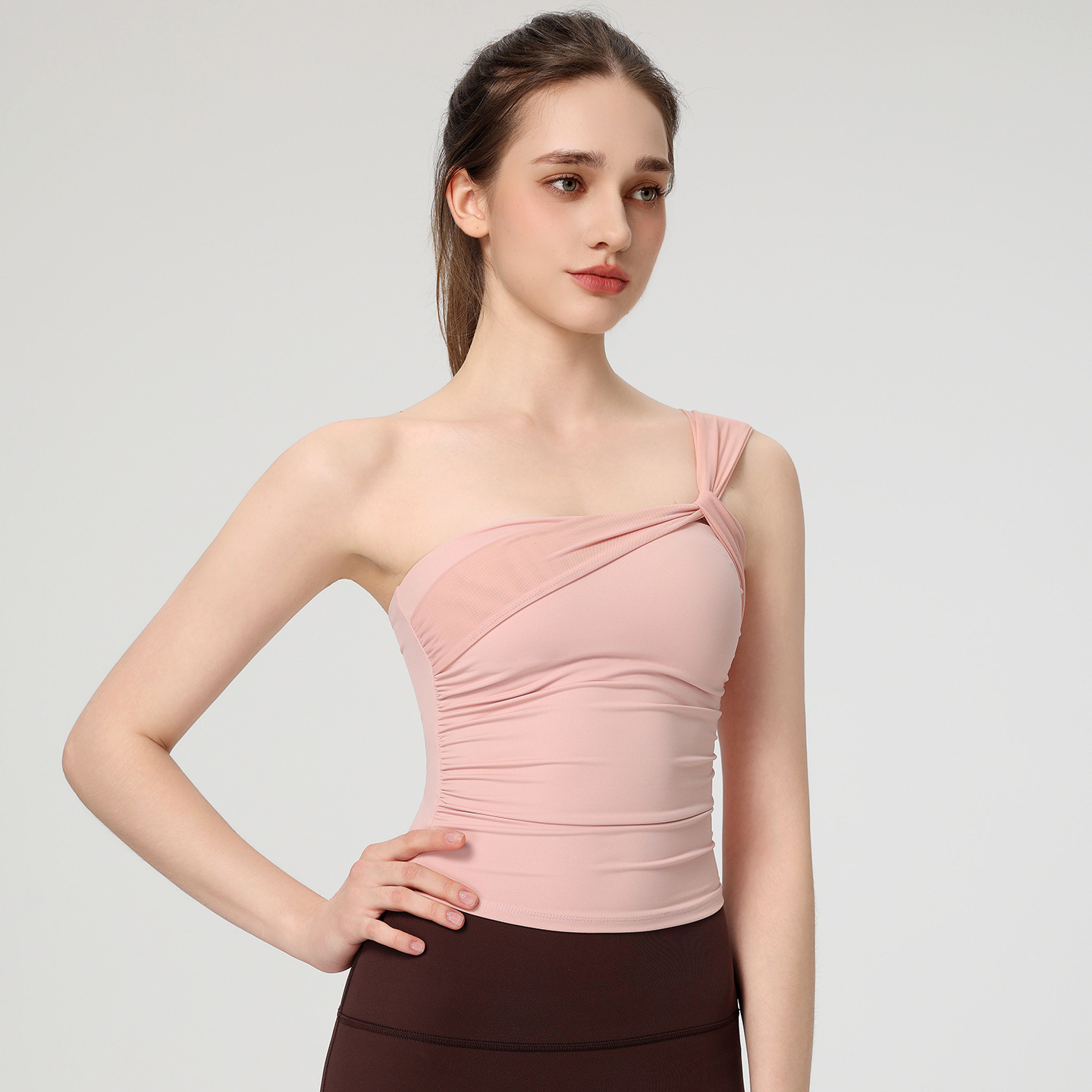 Women's Sexy Sloping Shoulder  - Yoga Fitness Youtube review and price