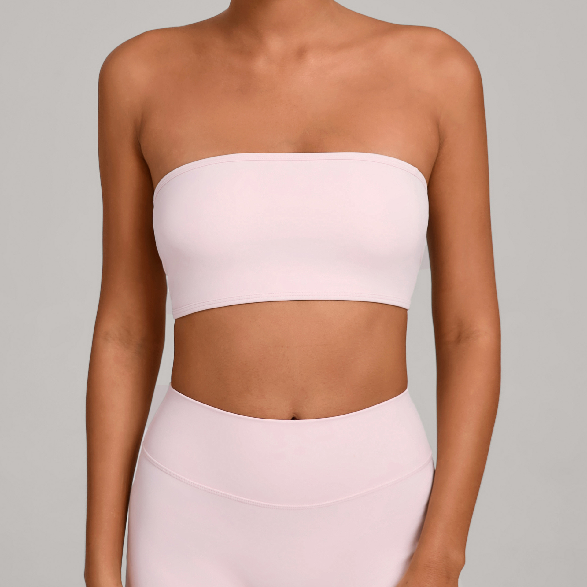 Women Strapless Sports Bra Gym - Yoga Fitness Youtube review and price