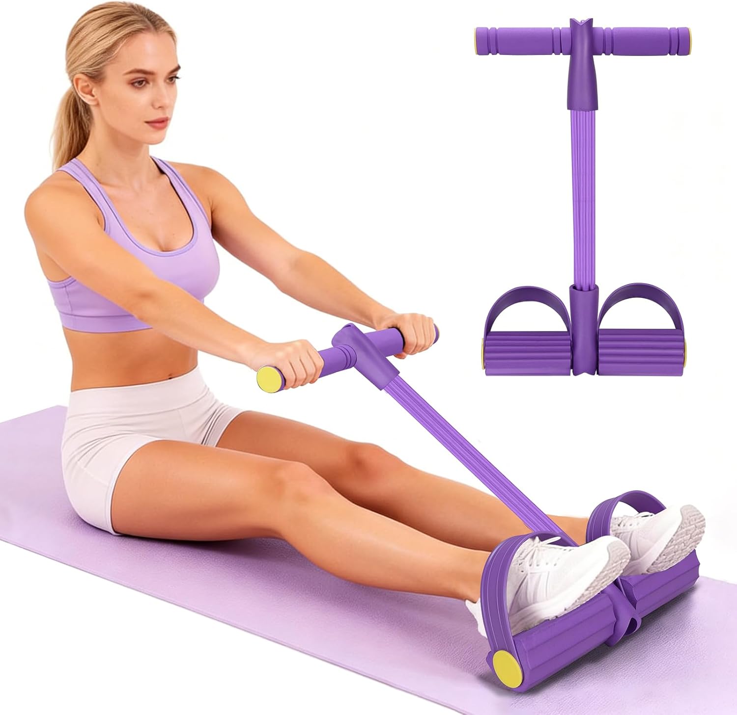 4-Tube Resistance Band Multi F - Yoga Fitness Youtube review and price